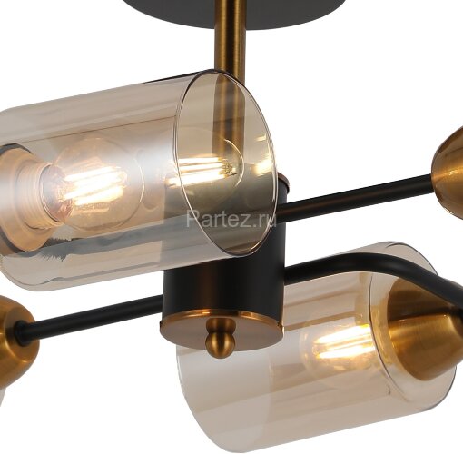 Потолочная люстра ILLUMICO IL8243-4COU-79 BK BR