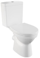 Унитаз-компакт Vitra Norm Eisberg 355х640х805, быстросьемное сиденье дюропласт с микролифтом, белый 