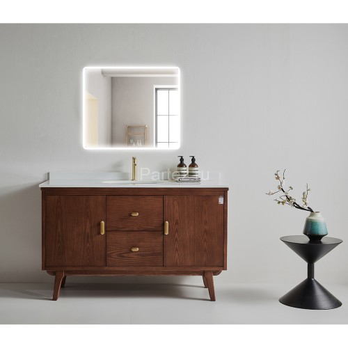 Зеркало AZARIO Lagos 800х680 с подсветкой, сенсорный выключатель с функцией диммера, подогрев (AZ-Z-