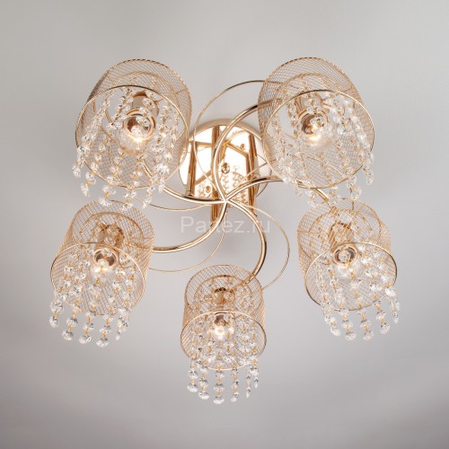 Потолочная люстра Eurosvet 30137/5 золото