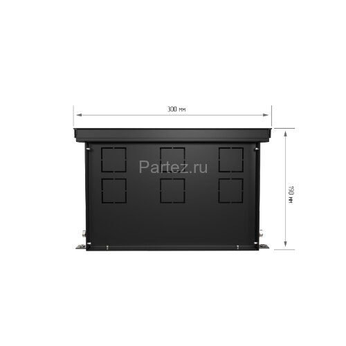 Конвектор внутрипольный Royal Thermo ATRIUM-190/300/800-DG-U-BL