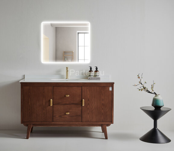 Зеркало AZARIO Lucia 1000х700 с подсветкой, сенсорный выключатель с функцией диммера (AZ-Z-062CS)