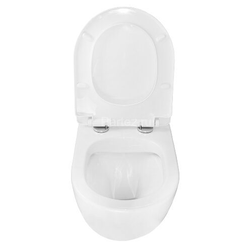 Унитаз подвесной Azario PRO 360х480х3500 безободковый, c быстросъемным сиденьем микролифт полипропил