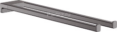Полотенцедержатель Hansgrohe AddStoris, шлифованный черный хром (41770340)