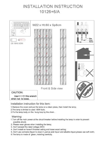 Настенный светильник Newport 10126+6/A