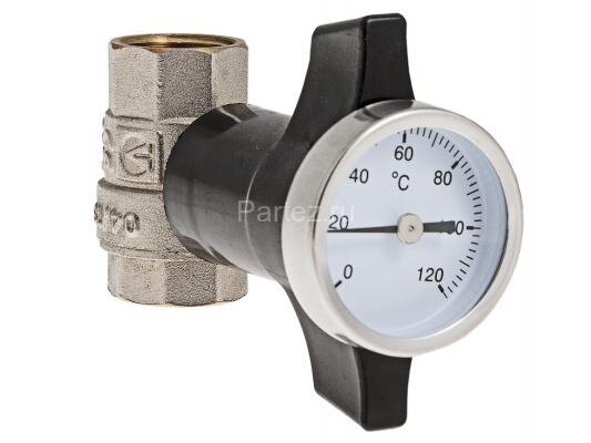 Кран шаровой c термометром 3/4" VALTEC