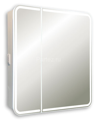 Зеркало-шкаф AZARIO Alliance 805х198х800 LED - подсветка, сенсорный выключатель, белый (LED-00002516