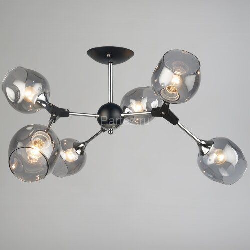 Потолочная люстра Reluce 04210-0.3-06 BK+CR