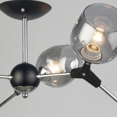 Потолочная люстра Reluce 04210-0.3-06 BK+CR