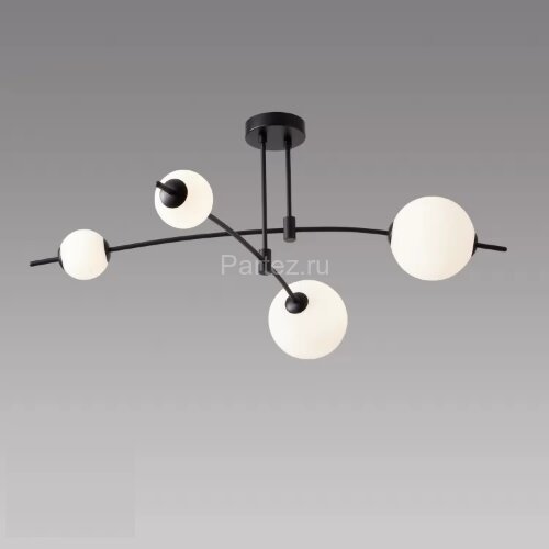 Потолочная люстра iLedex 6827-4 BK+WH
