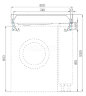 Раковина AQUATON Рейн 80 (1A72113KRW010)
