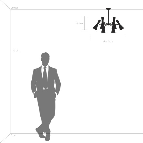 Потолочная люстра Lightstar 816061