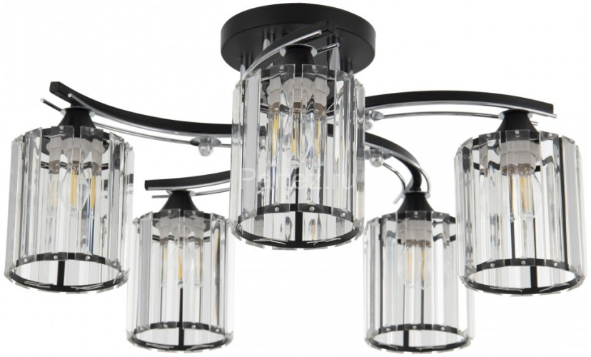 Потолочная люстра Arte Milano 327103/5 BK+CR