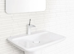 15074400 PuraVida Смеситель для раковины, однорычажный, со сливным набором