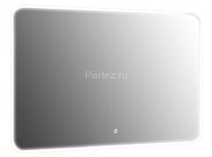 Зеркало AZARIO Alone Raggio 800х600 влагостойкое с подсветкой, сенсорный выключатель с функцией димм
