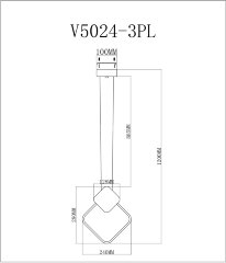 Подвесной светильник Moderli V5024-3PL