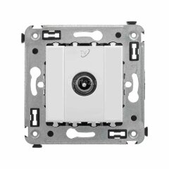 Розетка телевизионная проходная TV СП Avanti &quot;Белое облако&quot; DKC 4400513