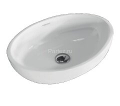 Раковина Sanita Luxe Ringo Cut, накладная, белая (RNGSLWB01C)