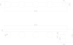 Потолочный светильник Arte Lamp A2608PL-5BK