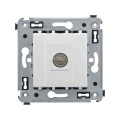 Розетка телевизионная одиночная TV СП Avanti &quot;Белое облако&quot; DKC 4400503