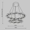 Подвесная люстра Maytoni MOD081PL-L84G3K