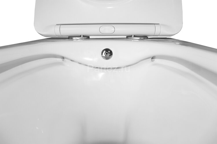 Унитаз подвесной c функцией биде Azario Allegro 360х490х360 безободковый, встроенный смеситель, крыш