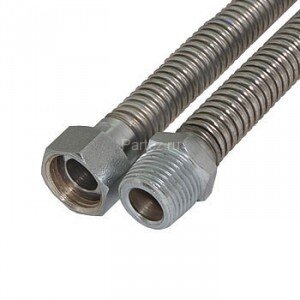 Гибкая подводка для газа сильфонная 1/2" в-н 200 см