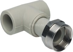 Тройник с накидной гайкой PPR 20х3/4&quot; Ekoplastik
