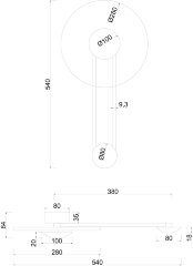 Настенный светильник Arte Lamp A2640AP-1GO