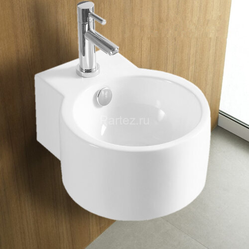 Раковина Azario 34х27,5х15,5 подвесная, цвет белый матовый (AZ-4292)