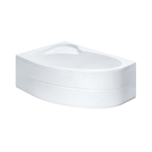 Ванна акриловая асимметричная Santek Эдера 170х100, левосторонняя, белая