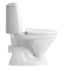 Унитаз-компакт Azario AZ-2037-P 690х345х810 напольный, с быстросъемным сиденьем микролифт, белый (AZ
