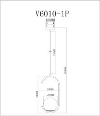 Подвесной светильник Moderli V6010-1P