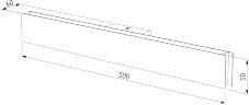 Настенный светильник Elektrostandard MRL LED 1127 белый
