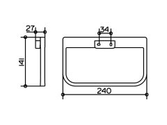Кольцо для полотенца Keuco Collection Moll, хром (12721010000)