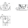 Биде подвесное Ideal Standard Tesi (T3552V3)