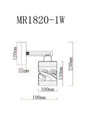 Бра MyFar MR1820-1W
