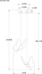 Подвесной светильник Arte Lamp A2187SP-2GO