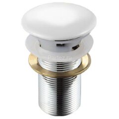 Донный клапан с переливом (белый) MLN-TB20