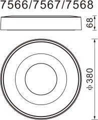 Потолочный светильник Mantra 7568