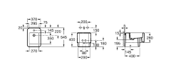 Z ELEMENT Биде напольное, 545 мм