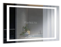 Зеркало AZARIO Alysa 1000х700 с подсветкой, сенсорный выключатель с функцией диммера (AZ-Z-047CS)