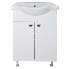 Комплект тумба Моника New 60 (600х820х460) с раковиноBasic 60 (CS00071366)