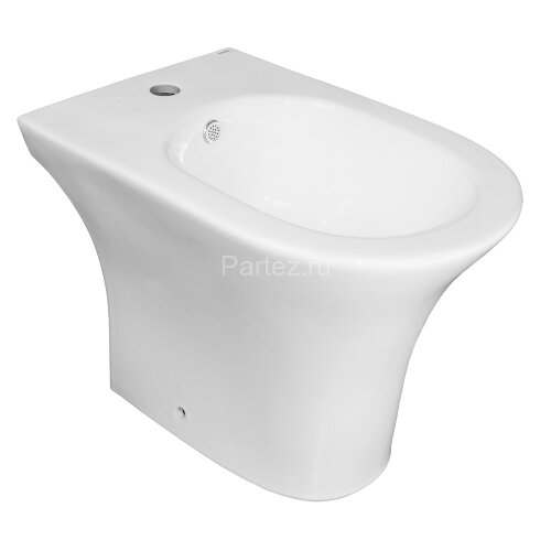 Биде напольное Azario FRETTA ROUND Размер 540х340х400 мм, белый