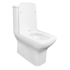 Унитаз-компакт Azario Fresco 360х620х800 напольный, безободковый, с быстросъемным сиденьем микролифт