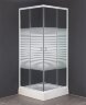 Душевое ограждение Loranto 90х90х195, поддон 13 см (CS-8024S)