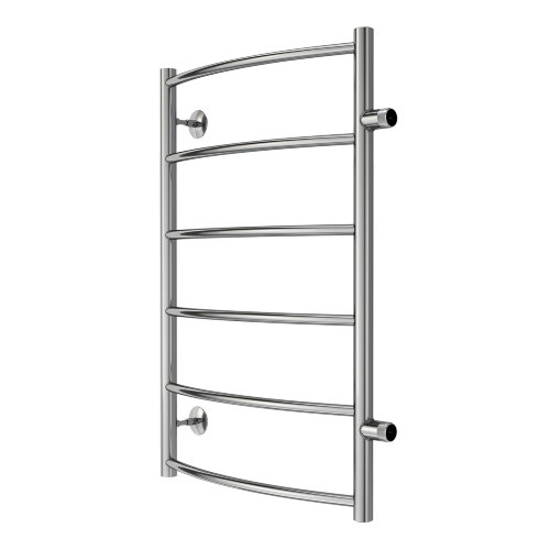 Полотенцесушитель водяной AZARIO VERONA 500/800 6 секций, боковое подключение, 1", хром (AZ04558)