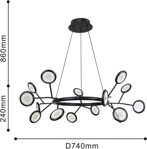 Подвесная люстра F-Promo 4252-15P