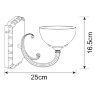 Бра Arte Lamp A3777AP-1AB