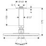 27477000 Верхний душ Raindance S 240 Air 1jet, потолочное подсоединение 100 мм, ½’